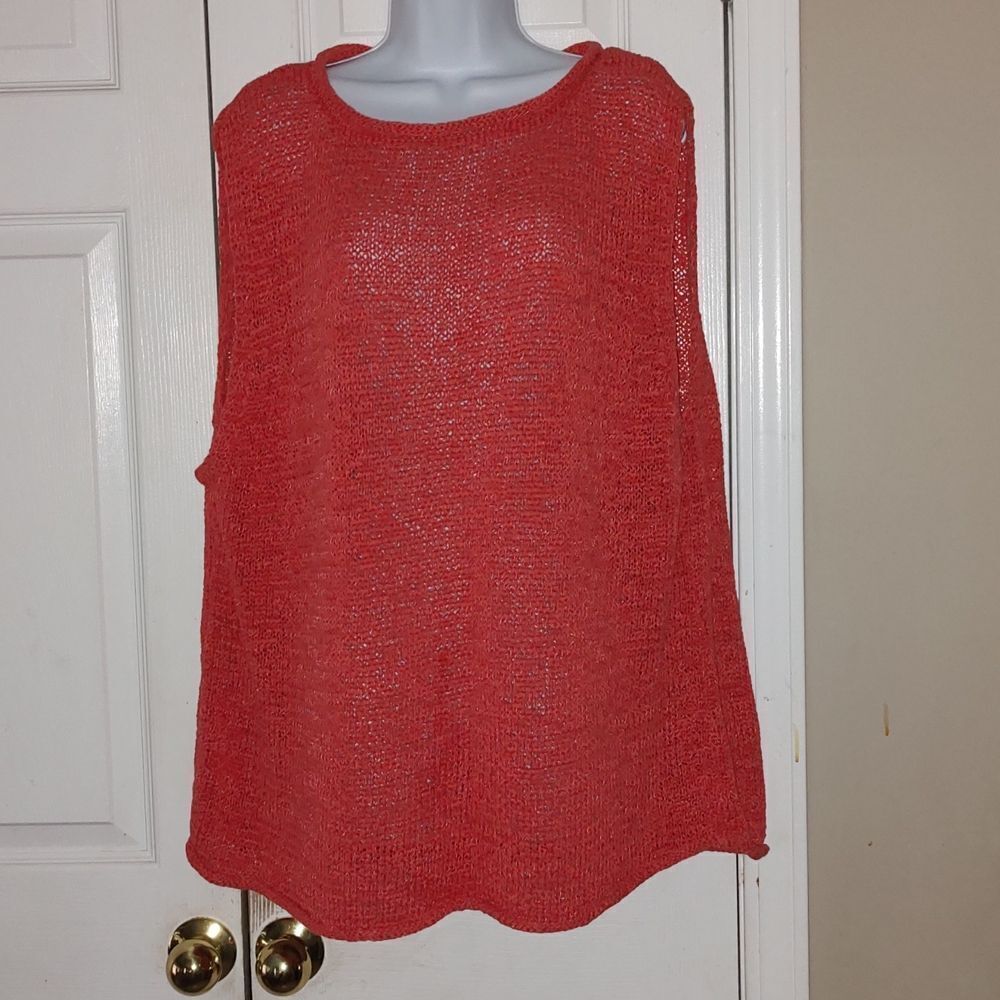 JohnPaulRichard Uniforms womans sleeveless sweater  Sz 3X
